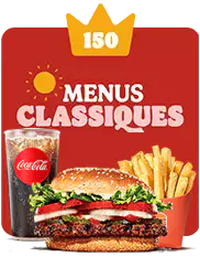 150 couronnes Menus Classiques